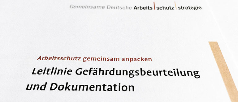 Leitlinie Gefährdungsbeurteilung Leitlinie Gefährdungsbeurteilung
