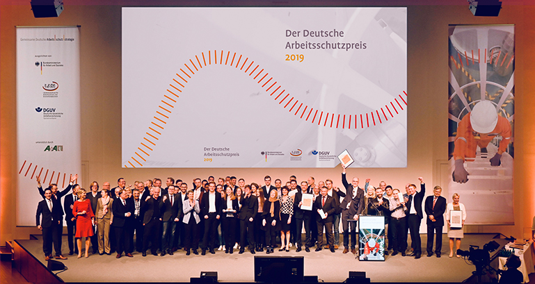 Gewinner des Deutschen Arbeitsschutzpreises 2019 Gewinner des Deutschen Arbeitsschutzpreises 2019