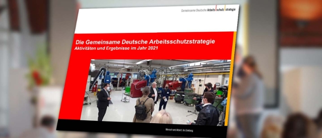 Titelseite des GDA Jahresberichts 2021 Titelseite des GDA Jahresberichts 2021