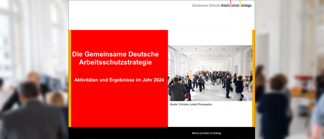 Titelseite des GDA Jahresberichts 2024 Titelseite des GDA Jahresberichts 2024