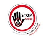 Stop Krebs! Ein Logo mit Gefahrstoffsymbol des Arbeitsprogramm KEGS der Gemeinsamen Deutschen Arbeitsschutzstrategie